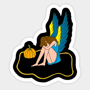 Angel - Empowered Woman - Let's fly ! Sticker